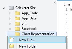 Creating New File in Folder